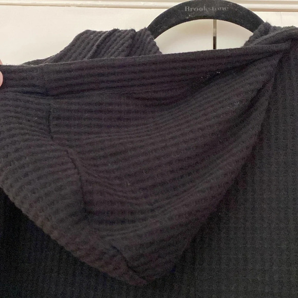 AEO Soft and‎ Sexy Oversized Waffle Knit Hooded Cardigan Comfy Cozy Size Small - Picture 7 of 8